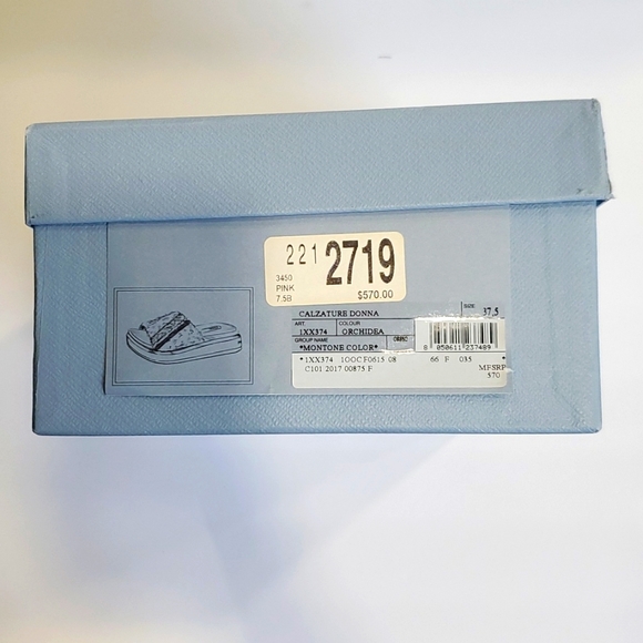 Prada Fuzzy Slides - Picture 6 of 6